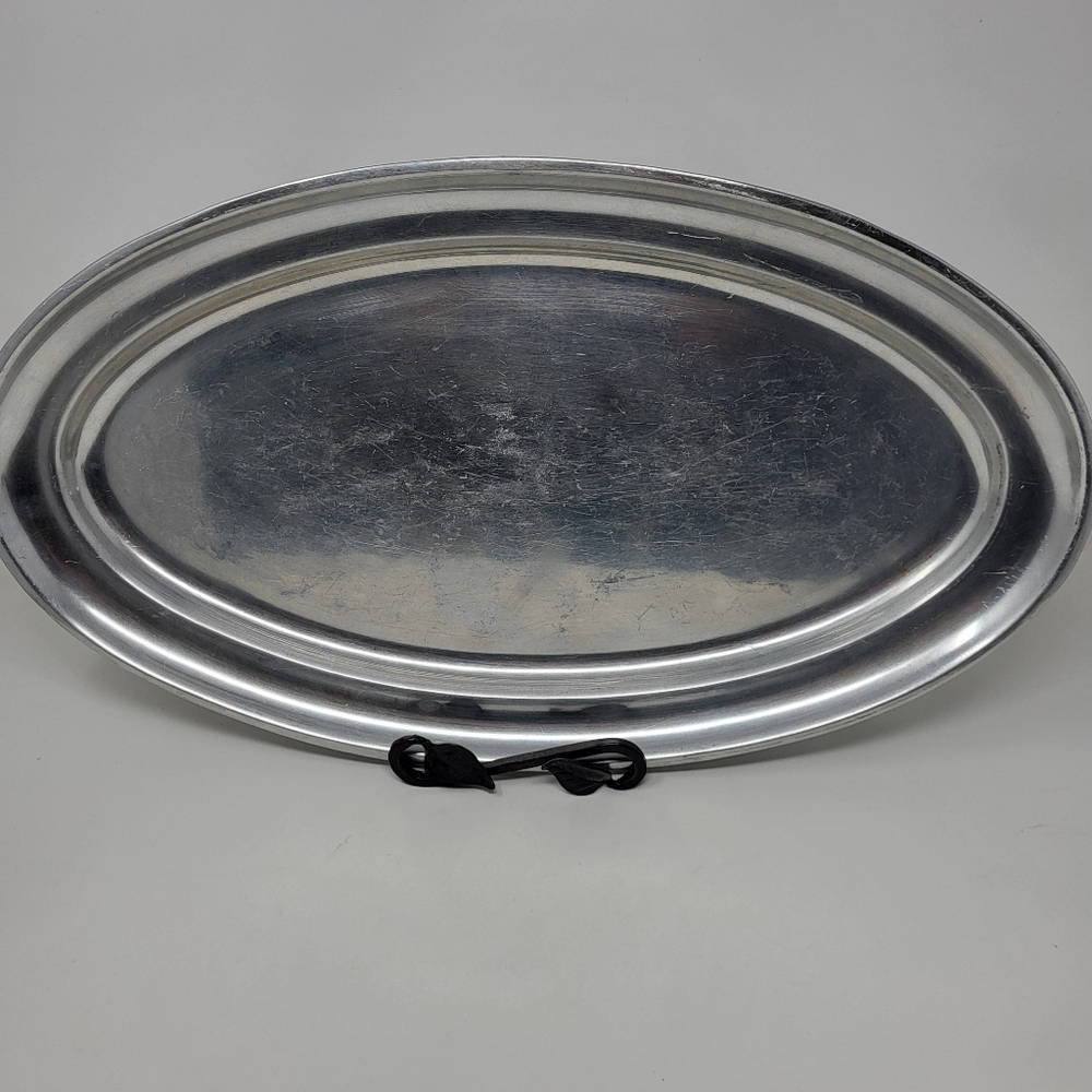 Wilton Armetale RWP Small Oval Serving Platter Oven Grill Chill Safe Serveware